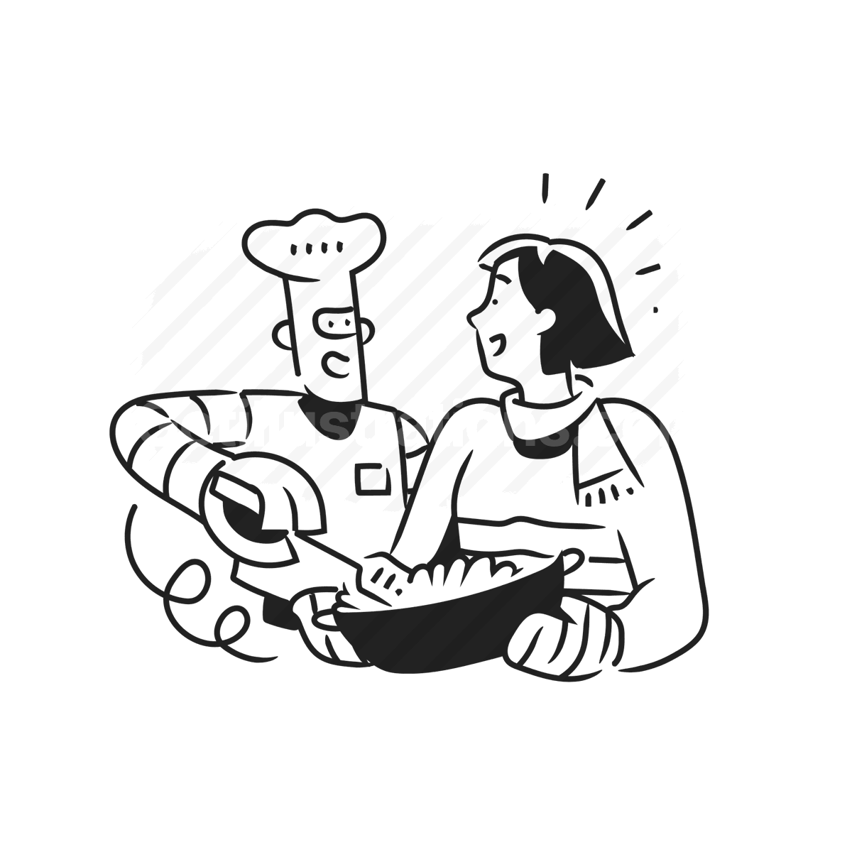 Family and Children illustration preview image